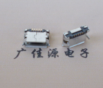 五桂山街道Micro USB卷口 B型(无柱）插板脚间距6.4普通端子