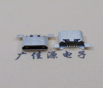 五桂山街道MK USB B Type 沉板0.9母座后两脚SMT口不卷边