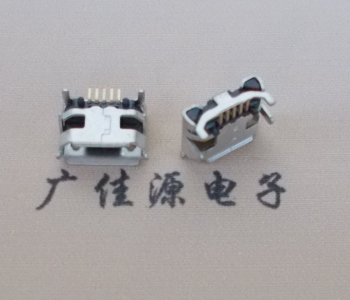 五桂山街道Micro USB母座牛角间距7.2x6.6mm加长端子定位柱