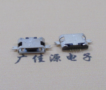 五桂山街道MICRO USB B型口 两脚SMT沉板0.7/1.0/1.6直边