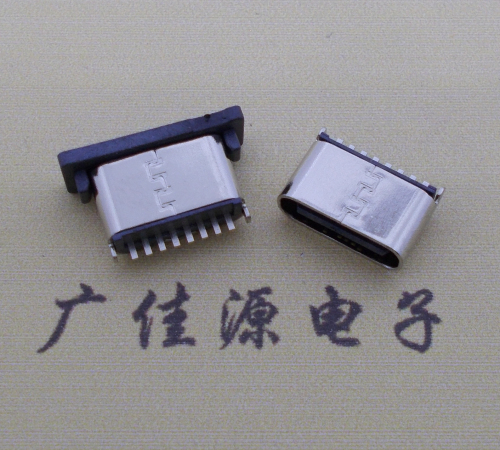 五桂山街道连接器TYPE-C8P母座直立式插座H=5.0mm