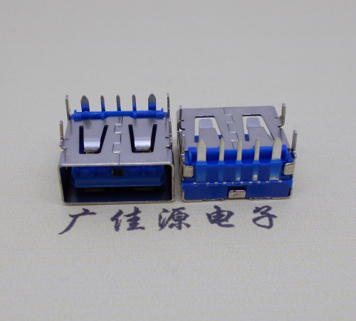 五桂山街道 USB5安大电流母座 OPPO蓝色胶芯,快速充电接口