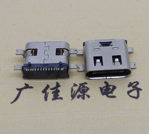 五桂山街道type-c16p母座全贴带弹片连接器